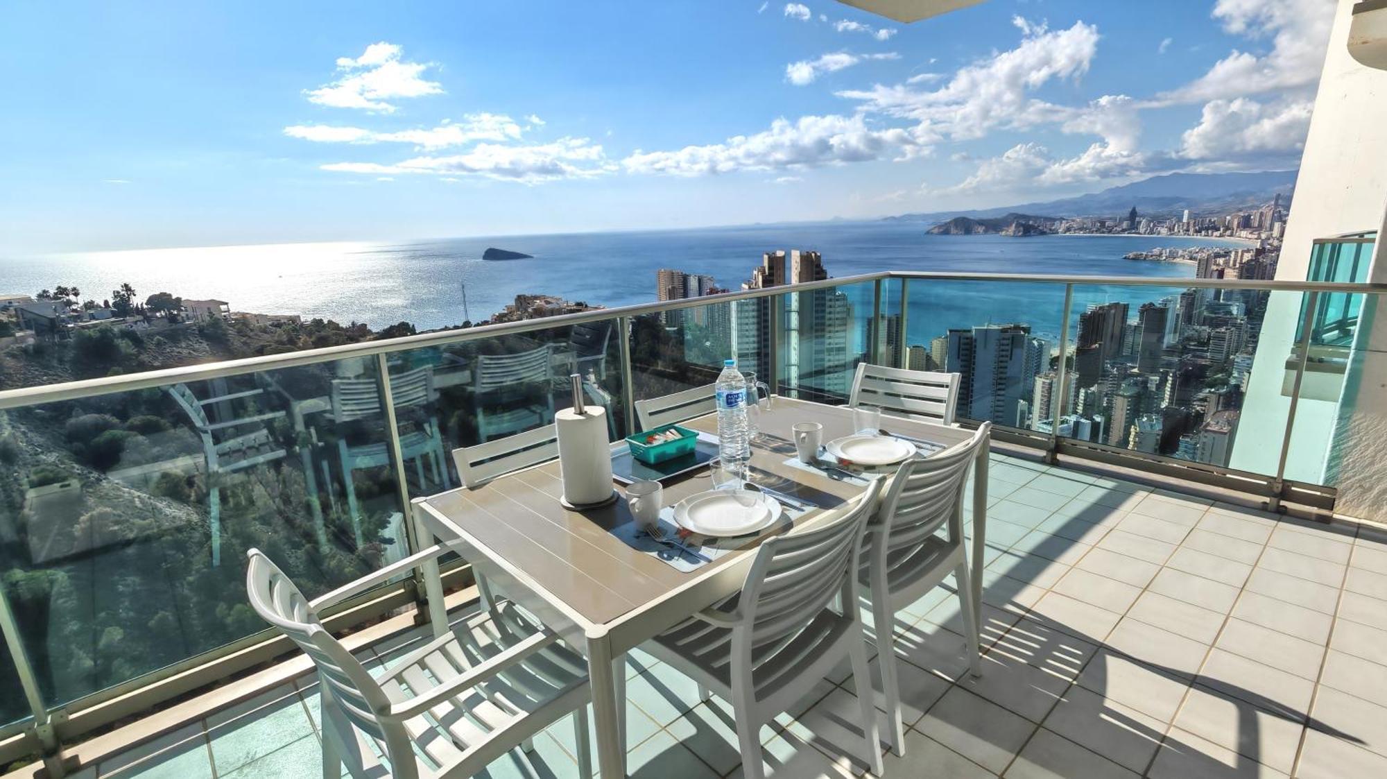 Skyline 31 Terraza Privada Con Vistas Al Mar Apartment Benidorm Exterior photo